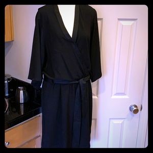 Scotch and Soda Black Kimono style dress -NWT